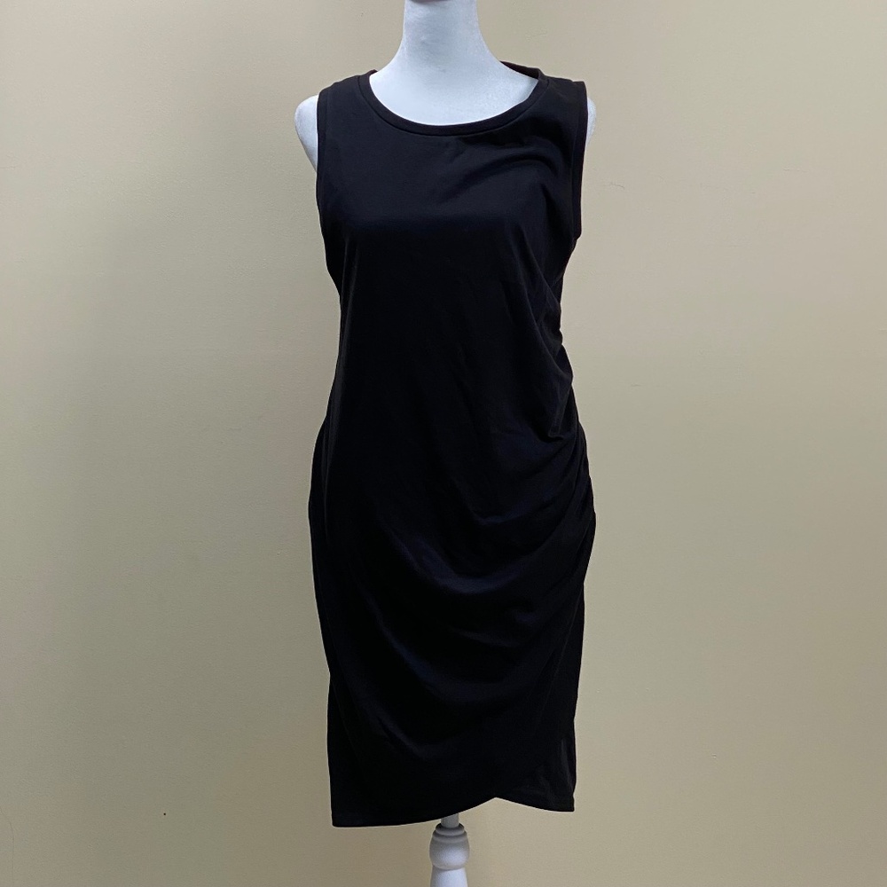 Leith black dress XL NWOT